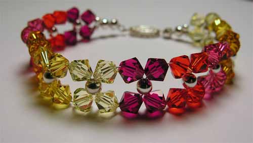 What is the beneficial aspect of crystal bracelets