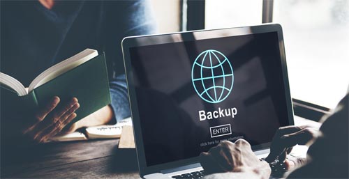 Using a Backup to Restore Data